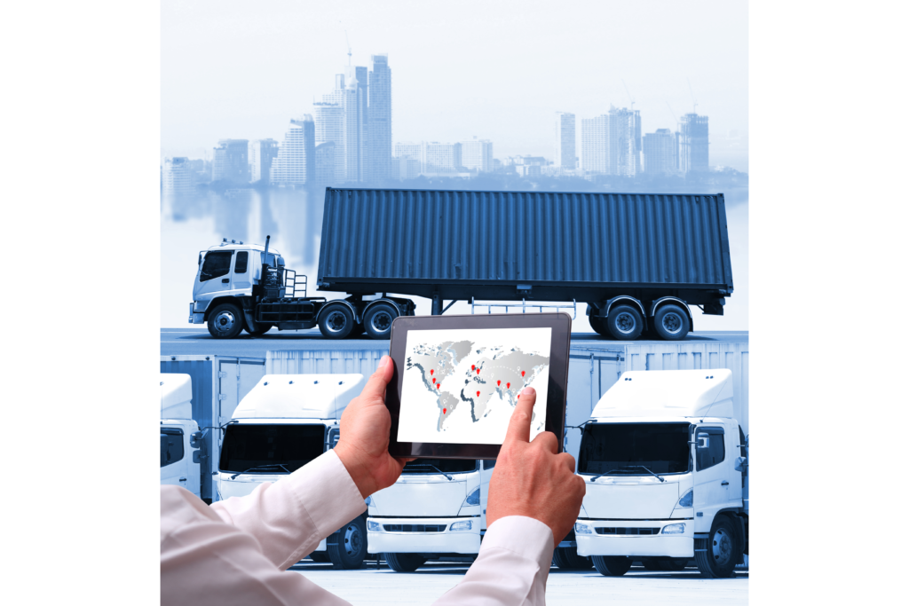 Technology is slowly taking over the logistics side of trucking.
