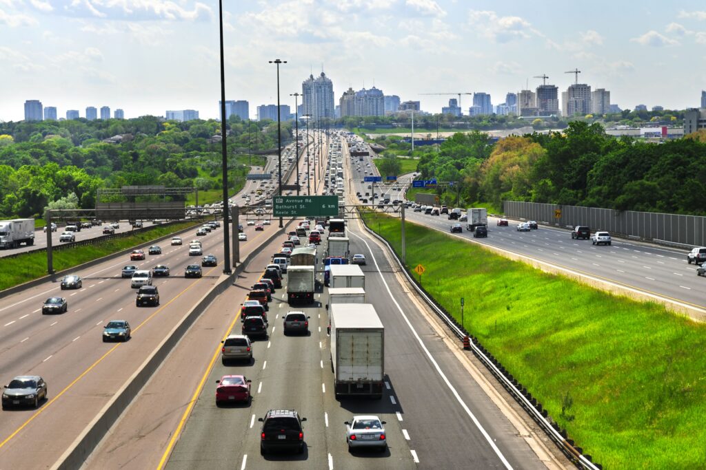 Crowded highways can often result in disastrous accidents, avoid lane drifting whenever this is the case.